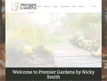 Tablet Screenshot of premiergardens.com